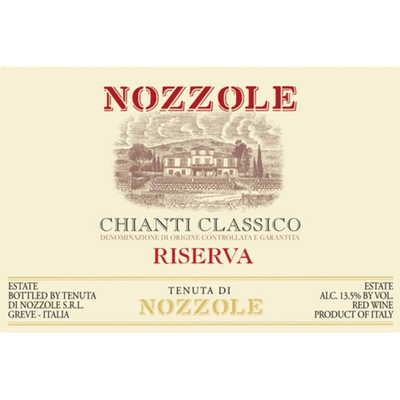 Tenuta di Nozzole Chianti Classico Riserva (375ML half-bottle) 2011 Front Label