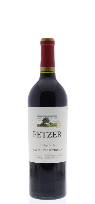 Fetzer Valley Oaks Cabernet Sauvignon 2012 Front Bottle Shot