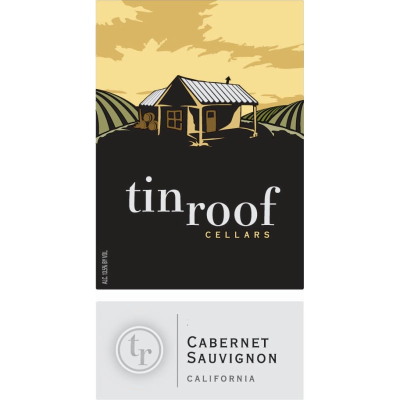 Tin Roof Cabernet Sauvignon 2013 Front Label