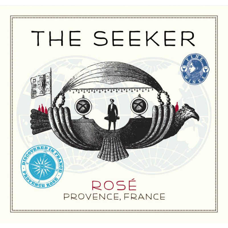 The Seeker Rose 2013 Front Label