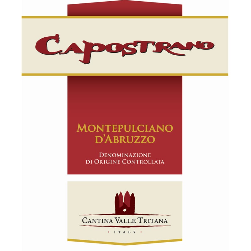 Cantina Valle Tritana Montepulciano d'Abruzzo 2012 Front Label