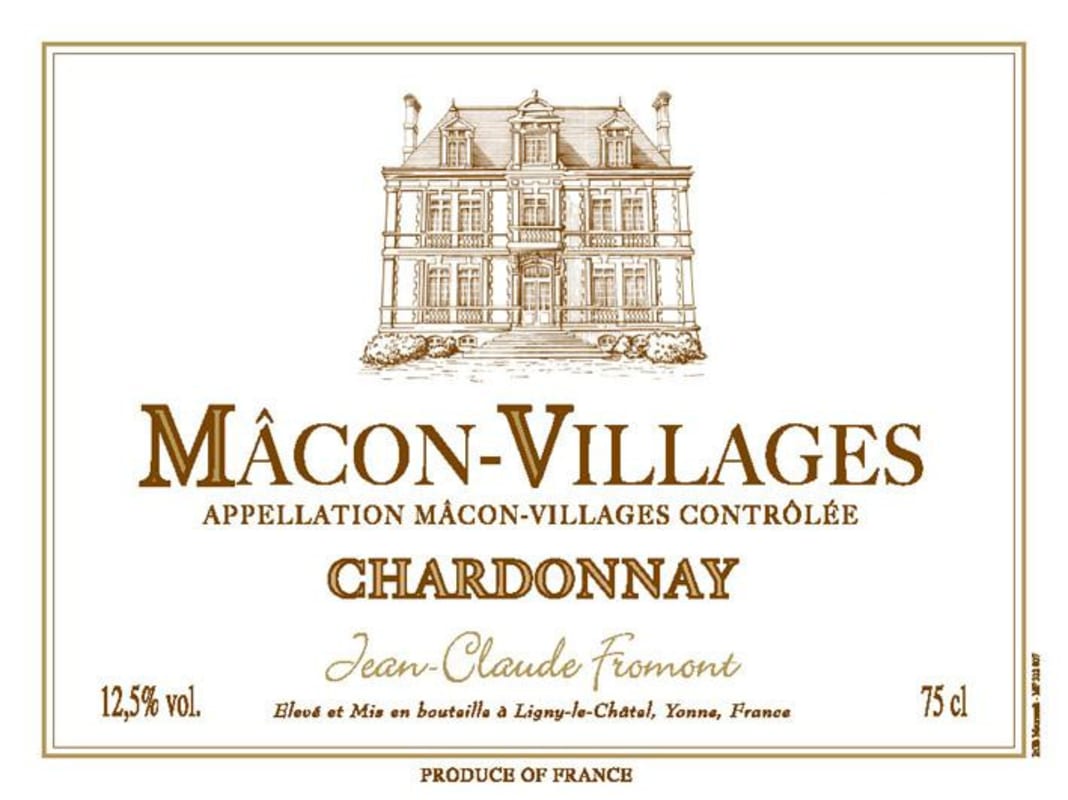 Jean Claude Fromont Macon-Villages Chardonnay 2013 Front Label