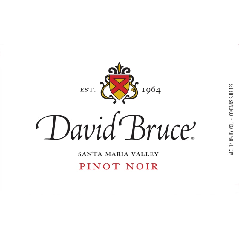 David Bruce Santa Maria Valley Pinot Noir 2011 Front Label