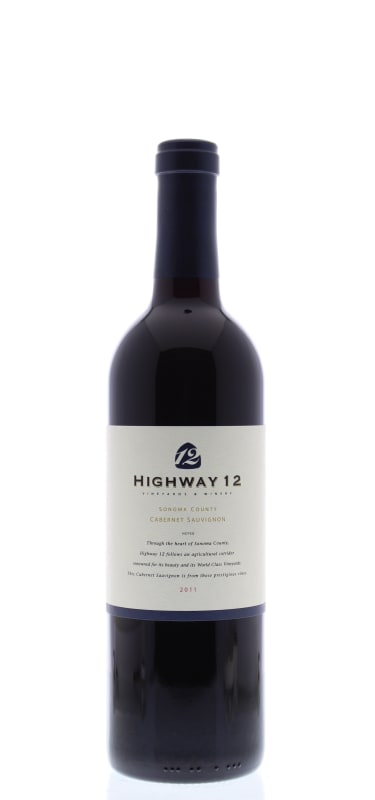 Highway 12 Cabernet Sauvignon 2011 Front Bottle Shot