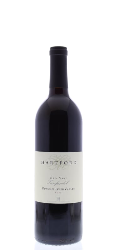 Hartford Russian River Old Vine Zinfandel 2012 Front Bottle Shot