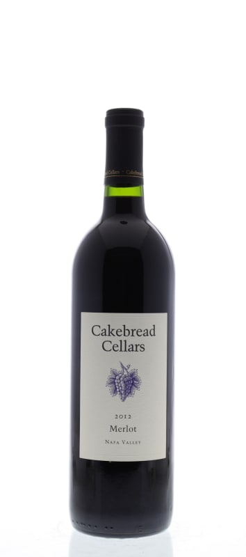 Cakebread Merlot 2012 Front Bottle Shot