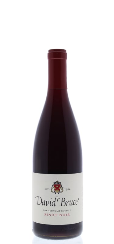 David Bruce Sonoma County Pinot Noir 2012 Front Bottle Shot