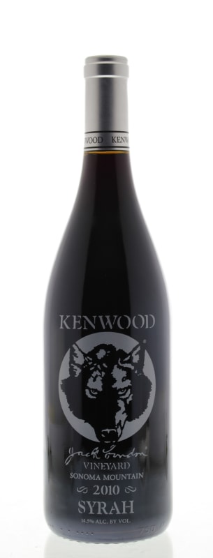 Kenwood Jack London Vineyard Syrah 2010 Front Bottle Shot