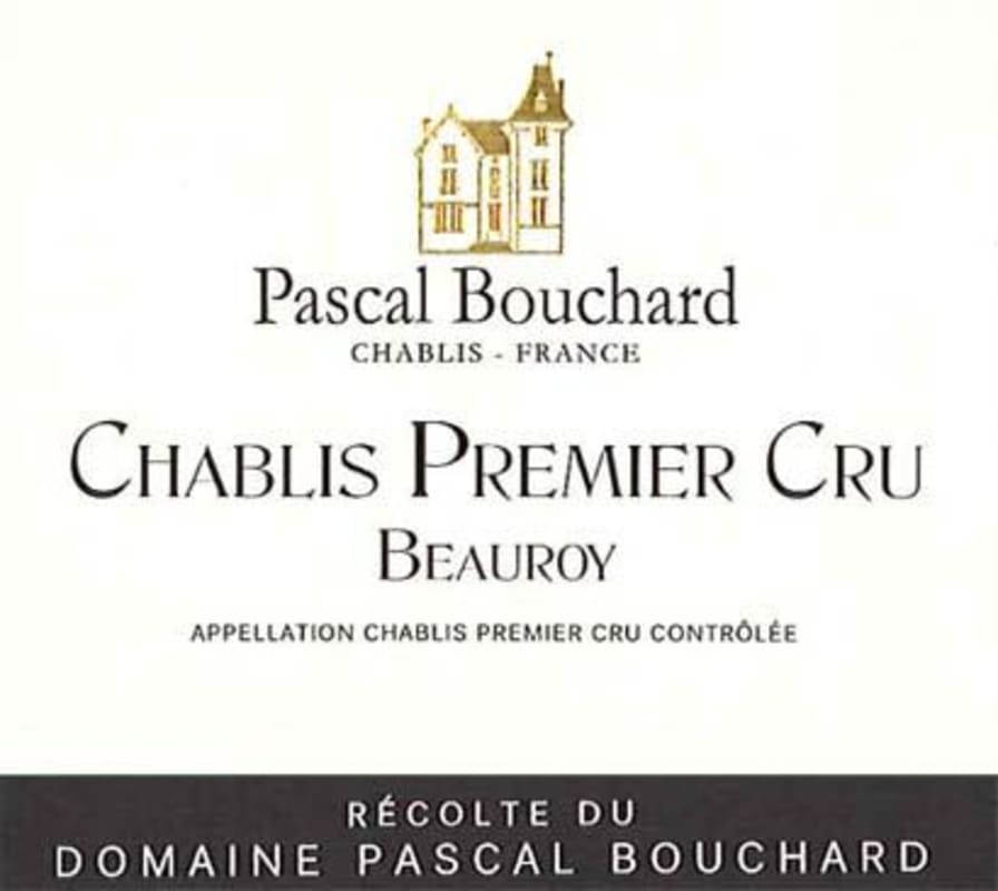 Pascal Bouchard Chablis Beauroy Premier Cru 2013 Front Label