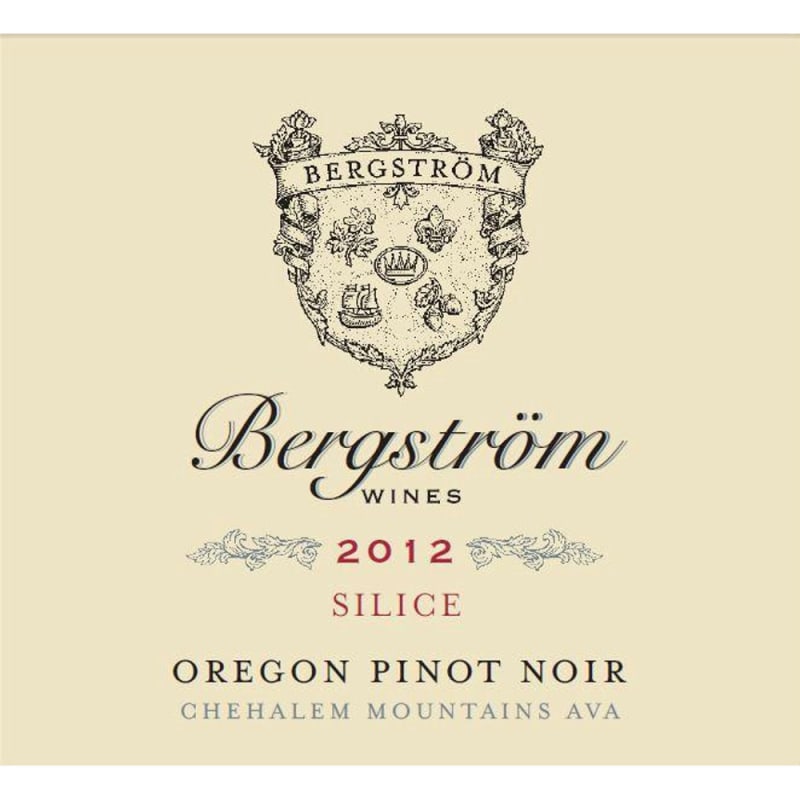 Bergstrom Silice Pinot Noir 2012 Front Label