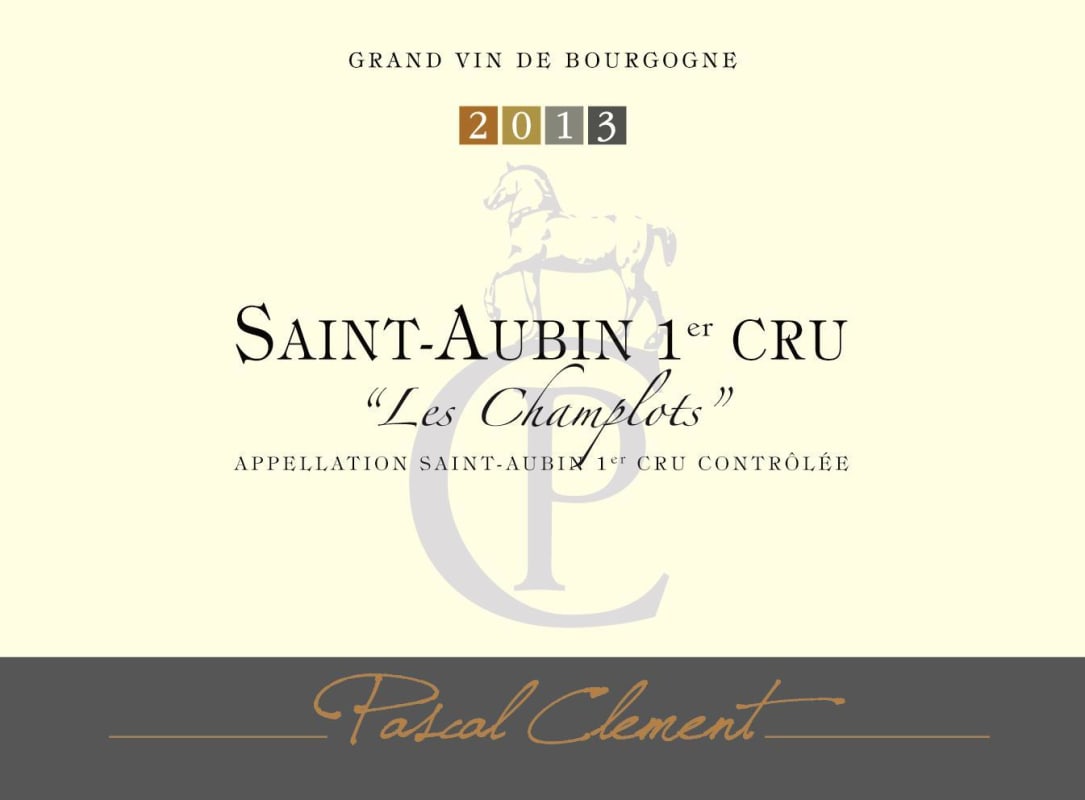 Maison Pascal Clement Saint-Aubin Les Champlots Premier Cru 2012 Front Label