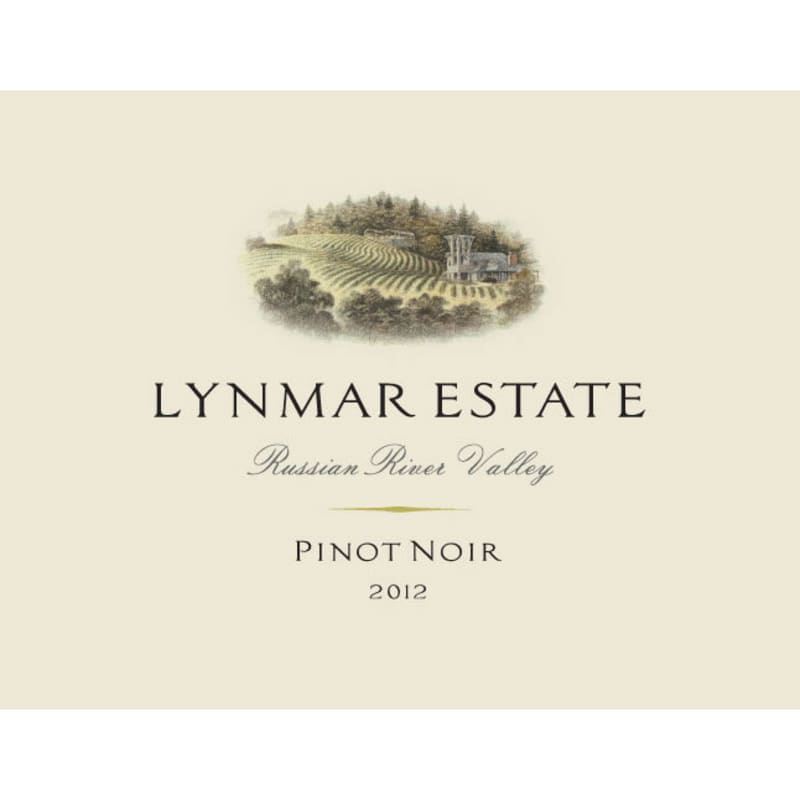 Lynmar Winery Russian River Pinot Noir 2012 Front Label