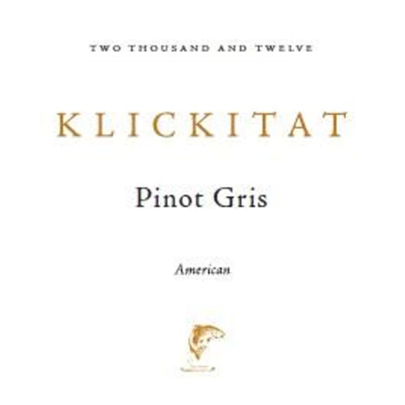 Margerum Klickitat Pinot Gris 2012 Front Label