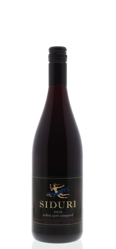 Siduri Arbre Vert Vineyard Pinot Noir 2012 Front Bottle Shot