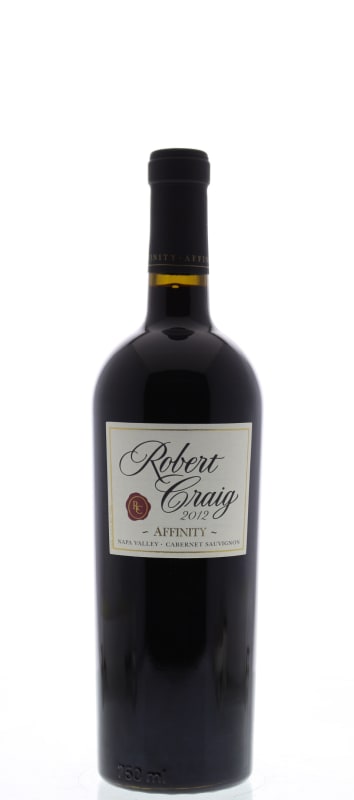 Robert Craig Cellars Affinity Cabernet Sauvignon 2012 Front Bottle Shot