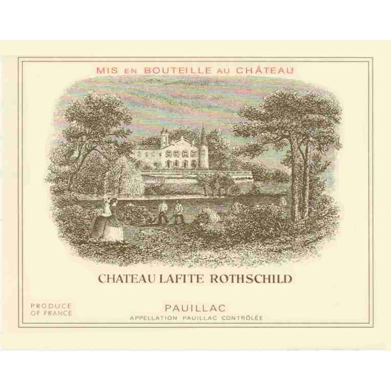 Chateau Lafite Rothschild (1.5 Liter Magnum in OWC) 1981 Front Label