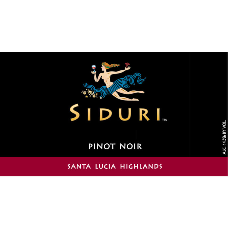 Siduri Santa Lucia Highlands Pinot Noir 2012 Front Label
