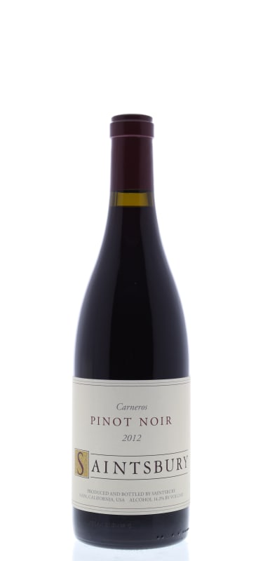 Saintsbury Carneros Pinot Noir 2012 Front Bottle Shot