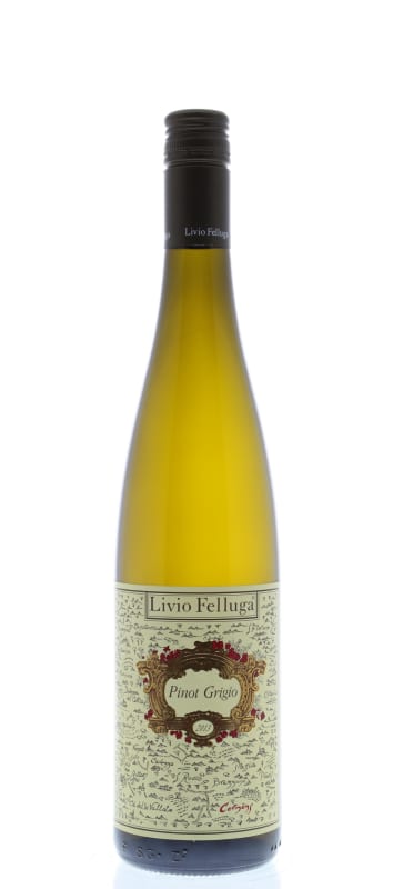 Livio Felluga Pinot Grigio 2013 Front Bottle Shot