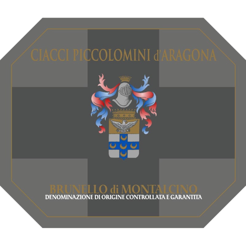 Ciacci Piccolomini d'Aragona Brunello di Montalcino Pianrosso 1999 Front Label