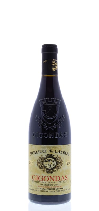 Domaine du Cayron Gigondas 2012 Front Bottle Shot