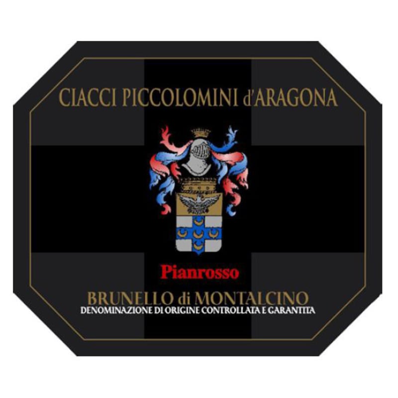 Ciacci Piccolomini d'Aragona Brunello di Montalcino Pianrosso 1997 Front Label