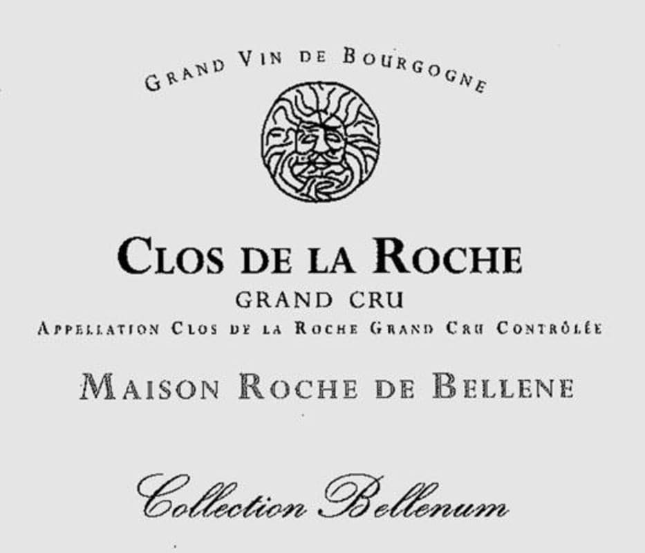 Maison Roche de Bellene Clos de la Roche Grand Cru 2001 Front Label