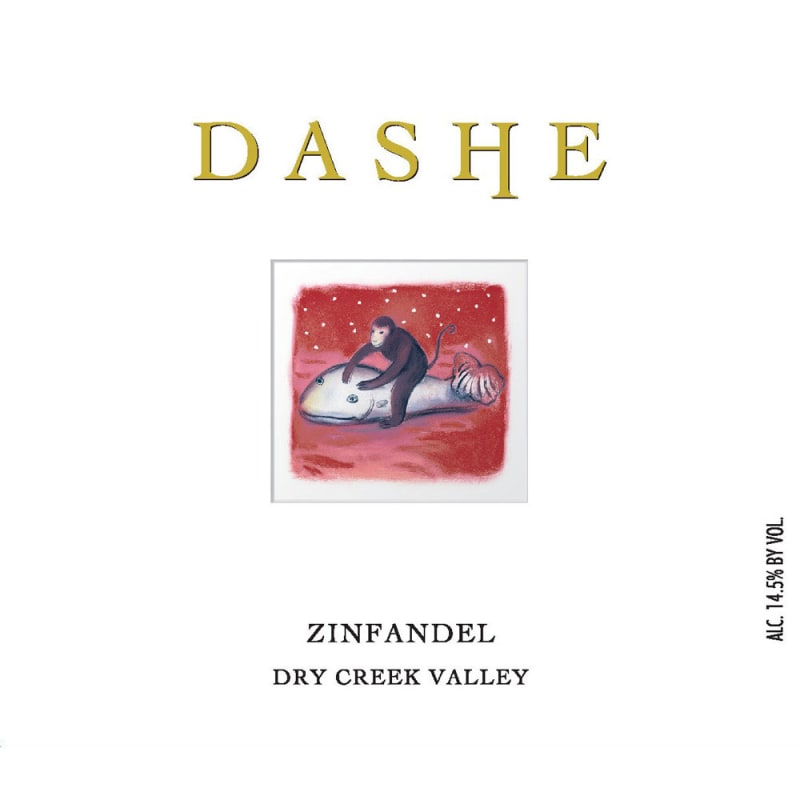 Dashe Dry Creek Zinfandel (375ML half-bottle) 2012 Front Label