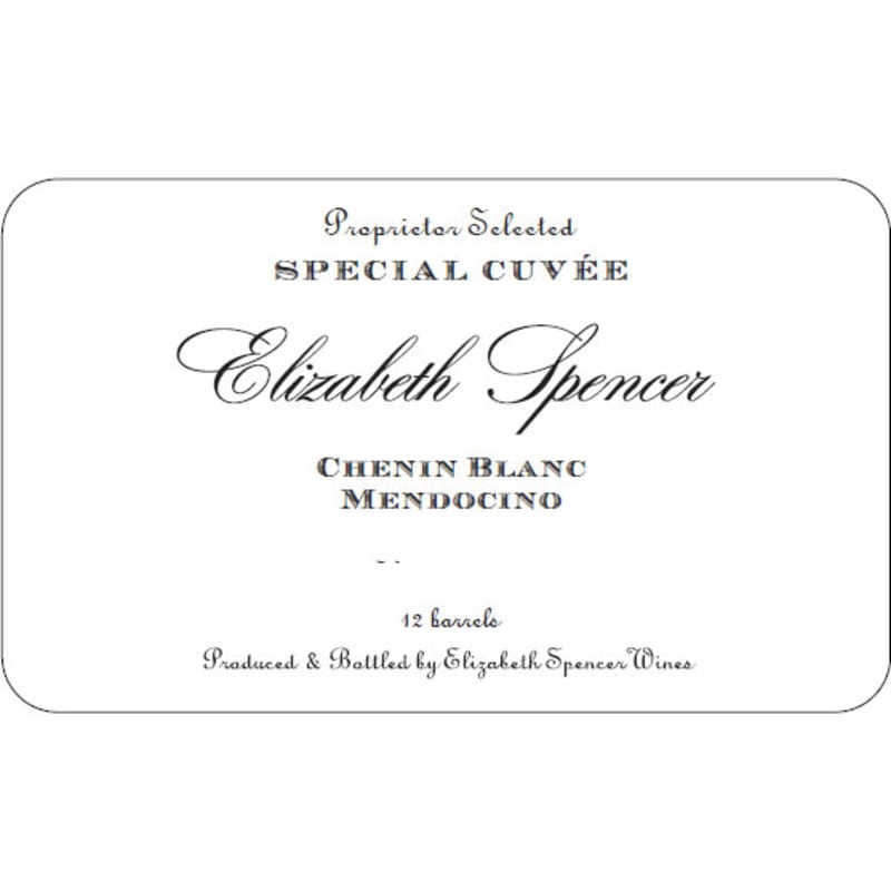 Elizabeth Spencer Mendocino Chenin Blanc 2013 Front Label