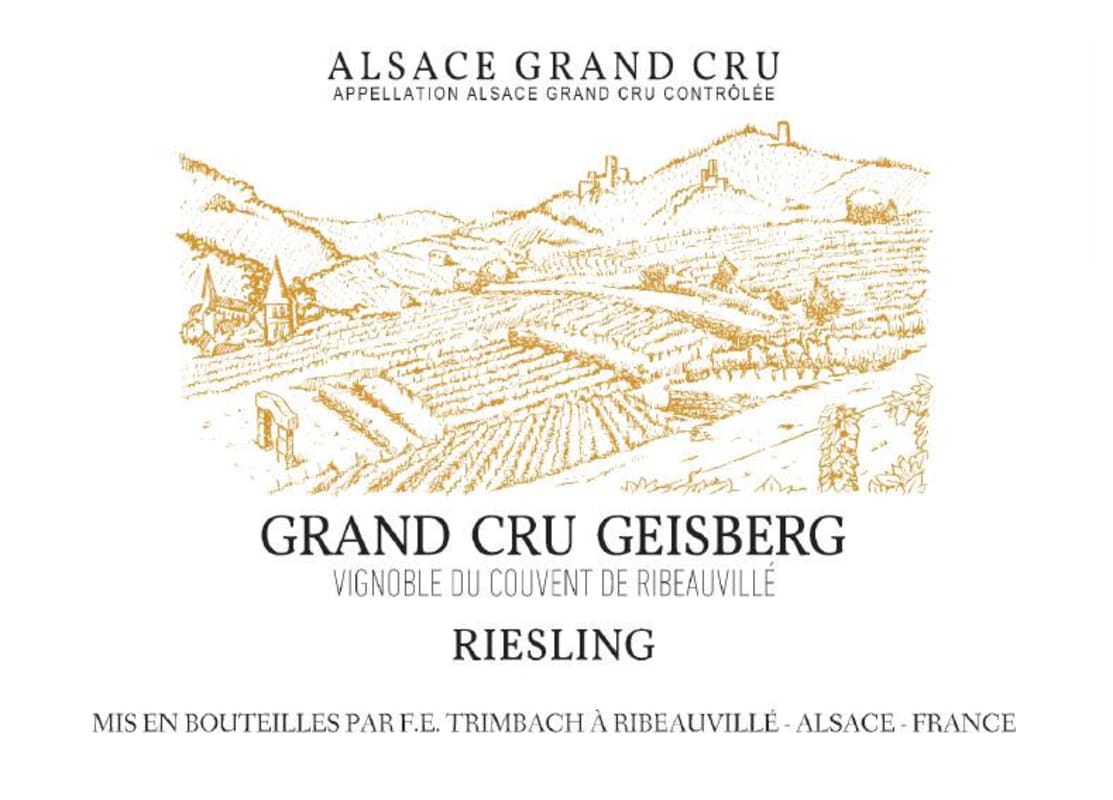 Maison Trimbach Geisberg Riesling Grand Cru 2014 Front Label