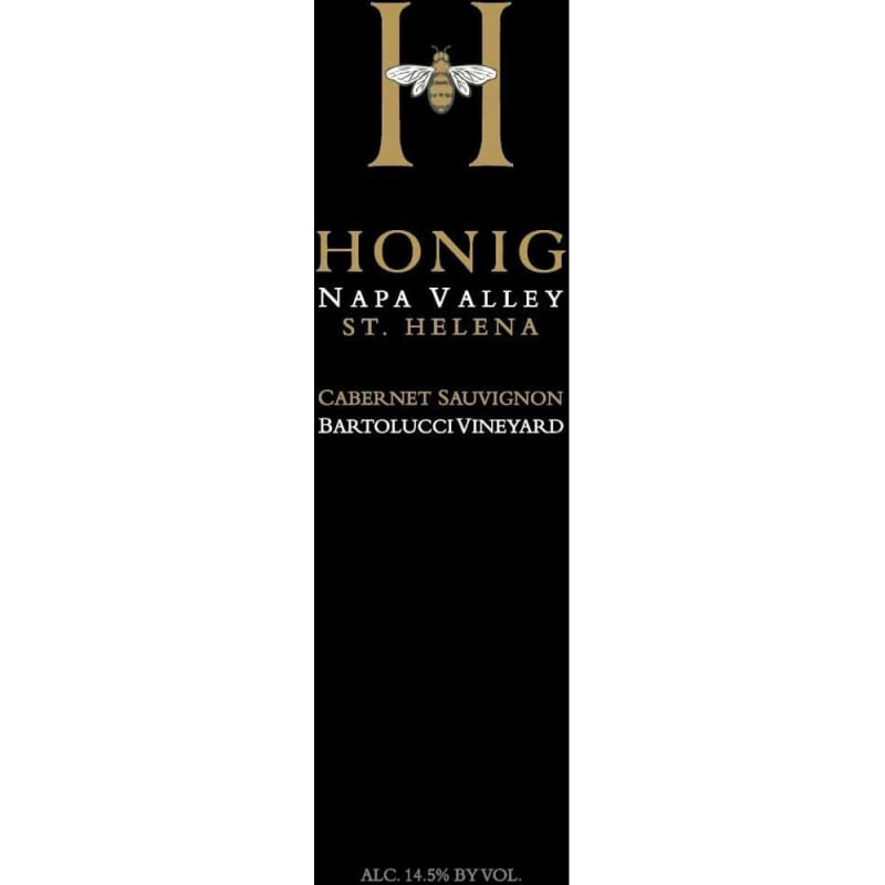 Honig Bartolucci Vineyard Cabernet Sauvignon 2010 Front Label