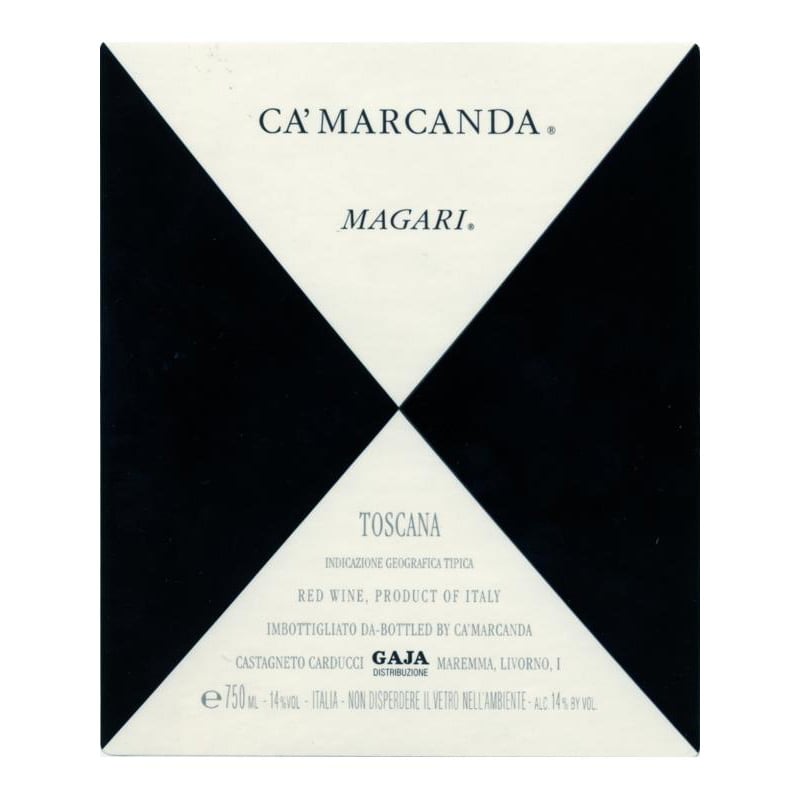 Gaja Ca'Marcanda Magari 2011 Front Label