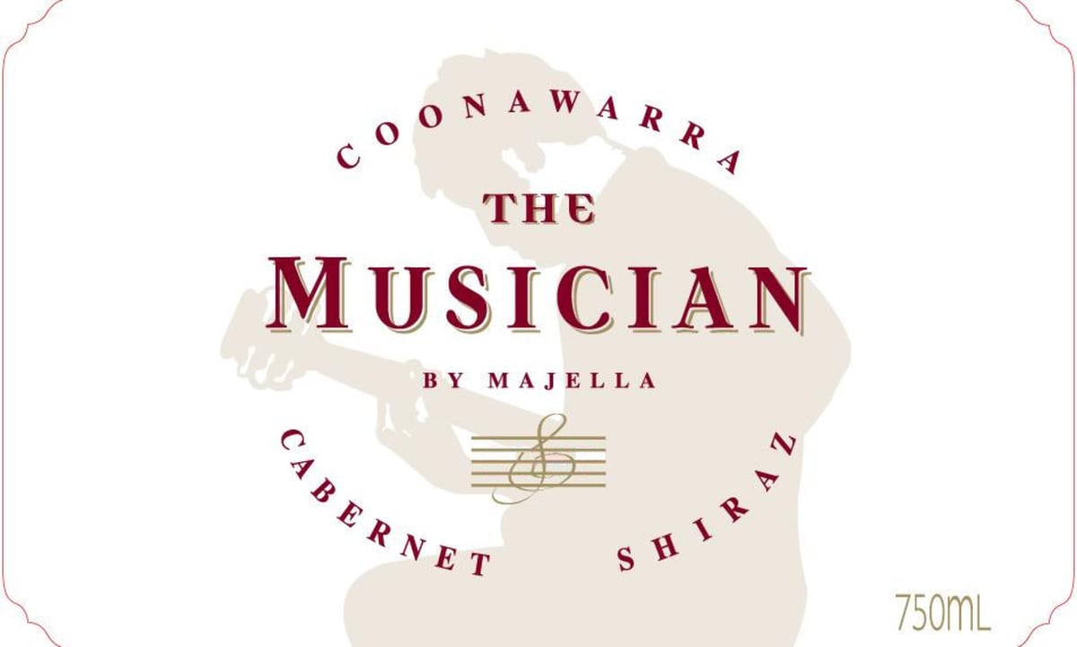 Majella The Musician Cabernet Shiraz 2008 Front Label