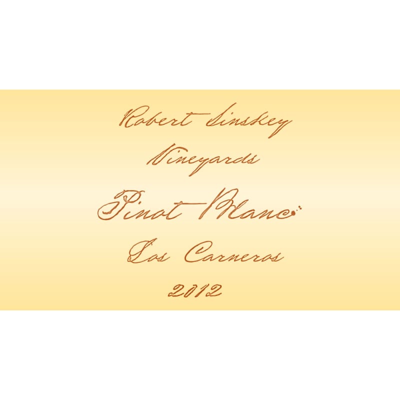 Robert Sinskey Pinot Blanc (375ML half-bottle) 2012 Front Label