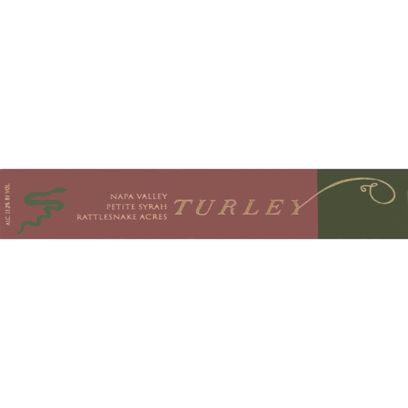 Turley Hayne Vineyard Petite Syrah 2012 Front Label