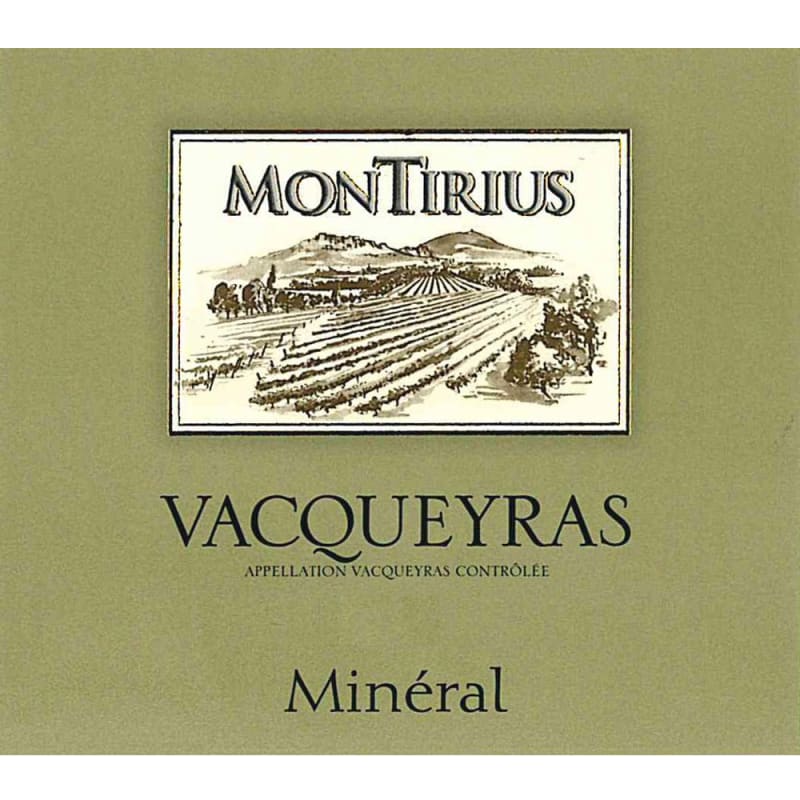 Montirius Vacqueyras Mineral Blanc 2011 Front Label