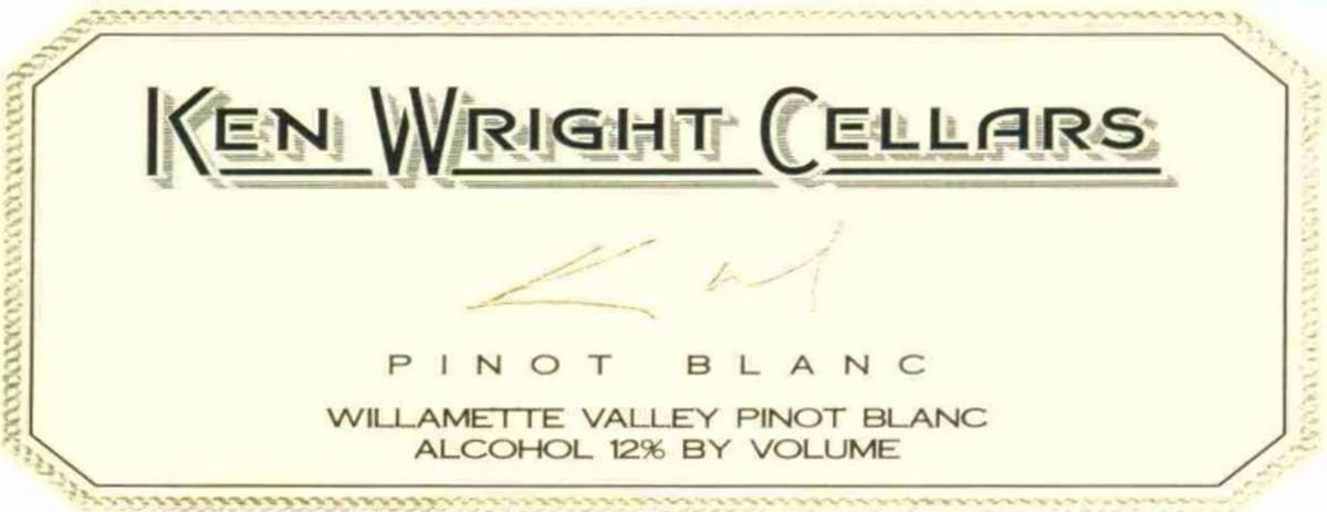 Ken Wright Cellars Pinot Blanc 2012 Front Label