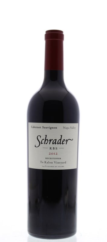 Schrader RBS To Kalon Vineyard Cabernet Sauvignon 2012 Front Bottle Shot