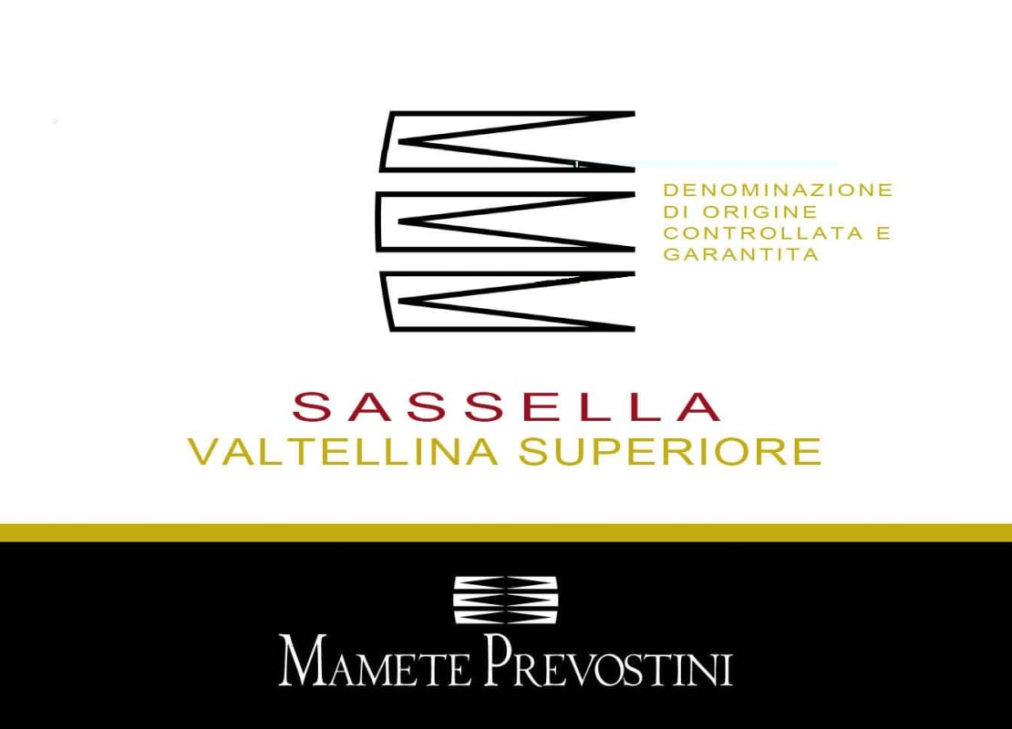 Mamete Prevostini Valtellina Superiore Sassella 2007 Front Label