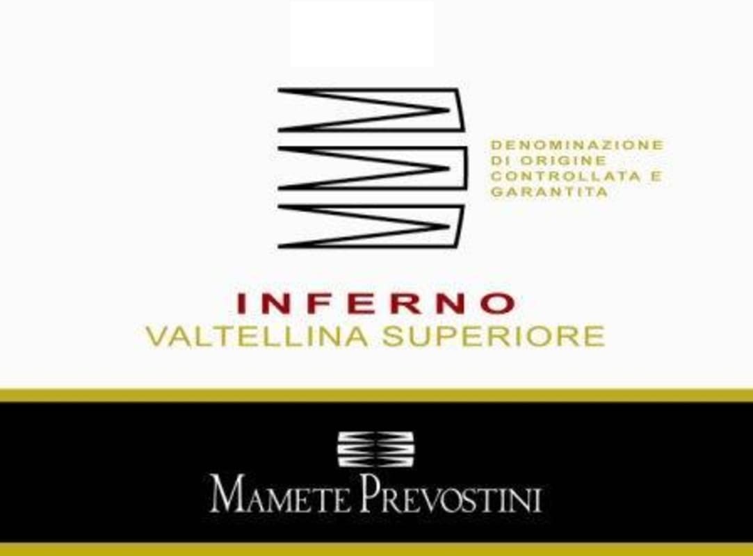 Mamete Prevostini Valtellina Superiore Inferno 2006 Front Label