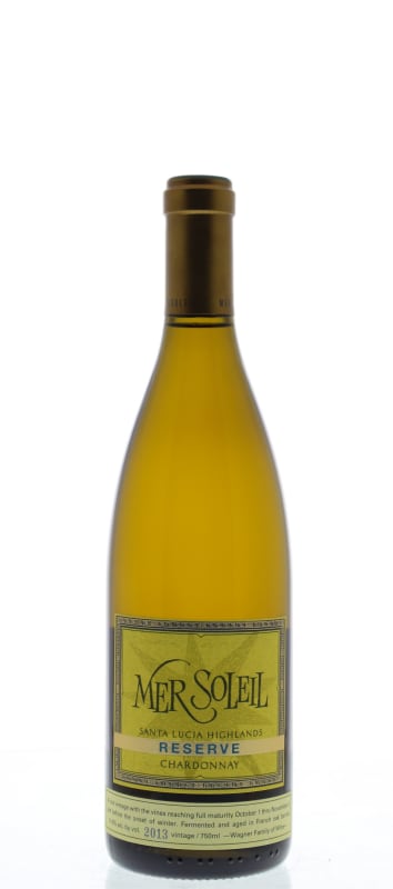 Mer Soleil Santa Lucia Highlands Reserve Chardonnay 2013 Front Bottle Shot