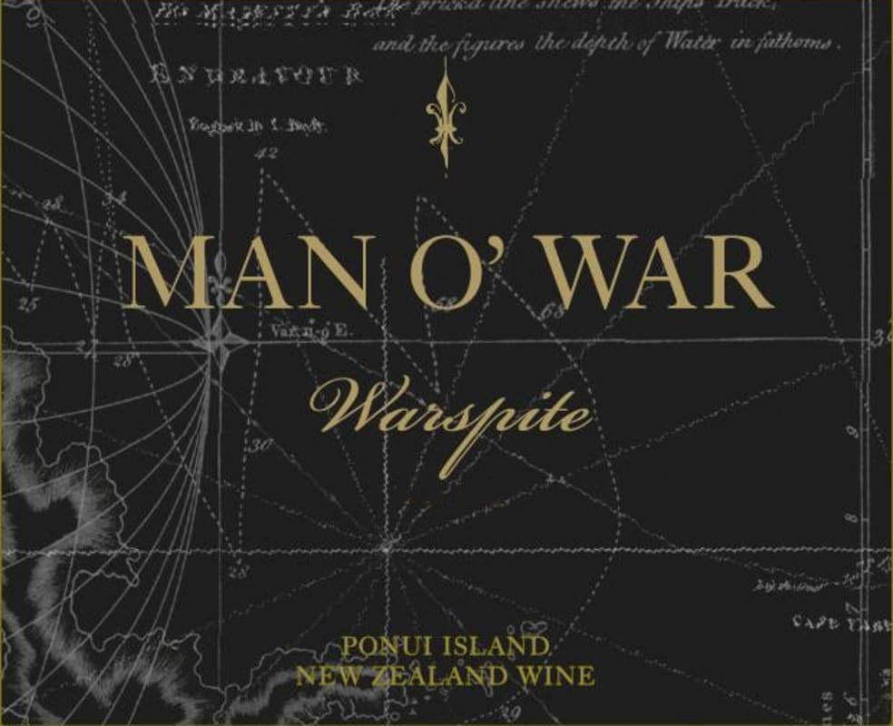 Man O' War Warspite 2013 Front Label