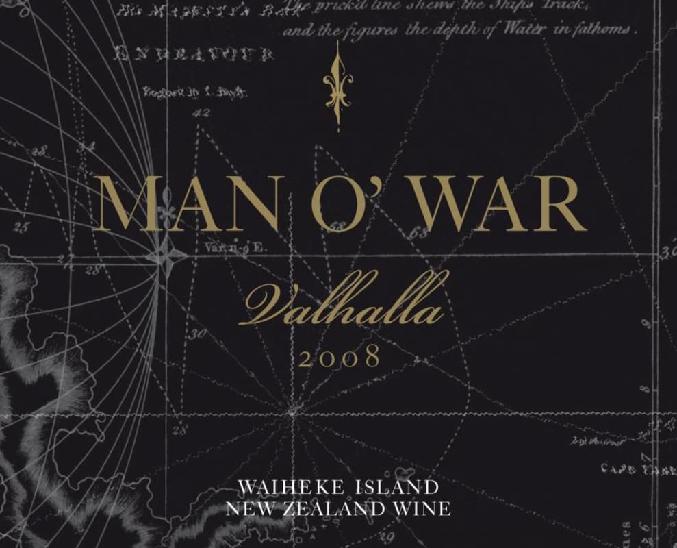 Man O' War Valhalla Chardonnay 2008 Front Label