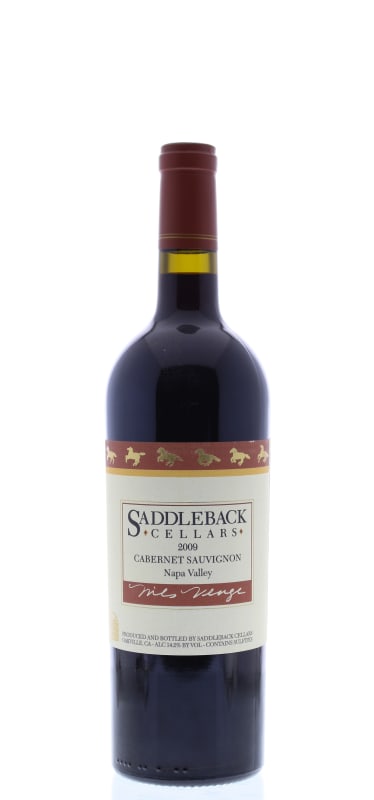 Saddleback Cabernet Sauvignon 2009 Front Bottle Shot