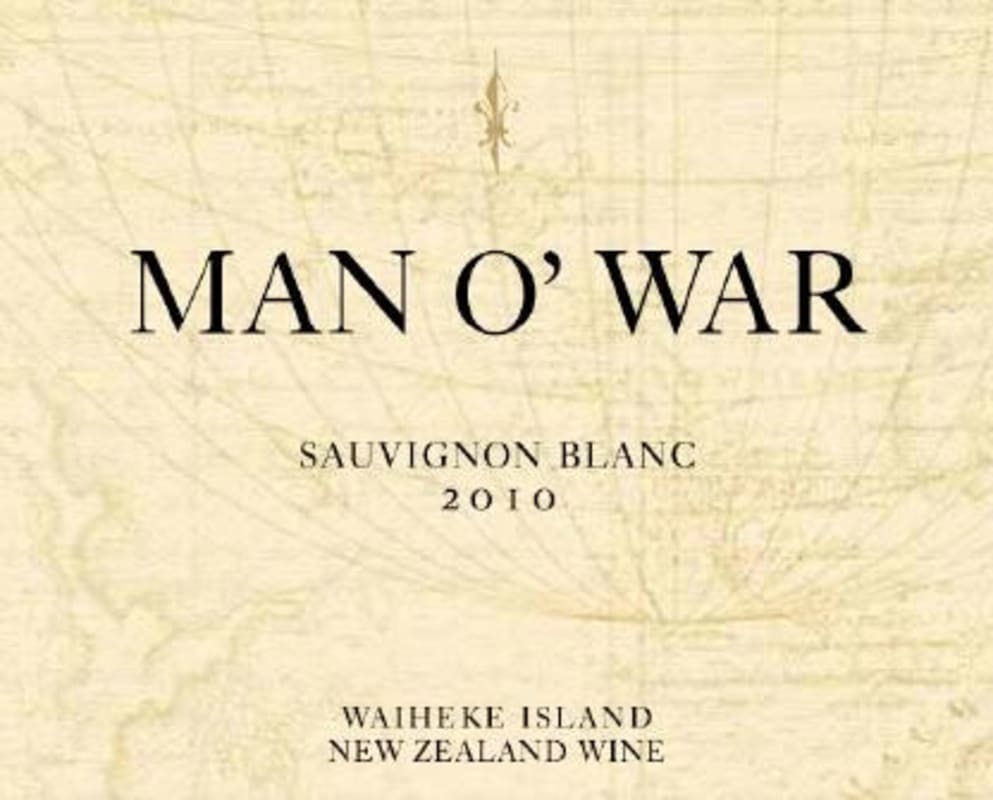 Man O' War Sauvignon Blanc 2010 Front Label