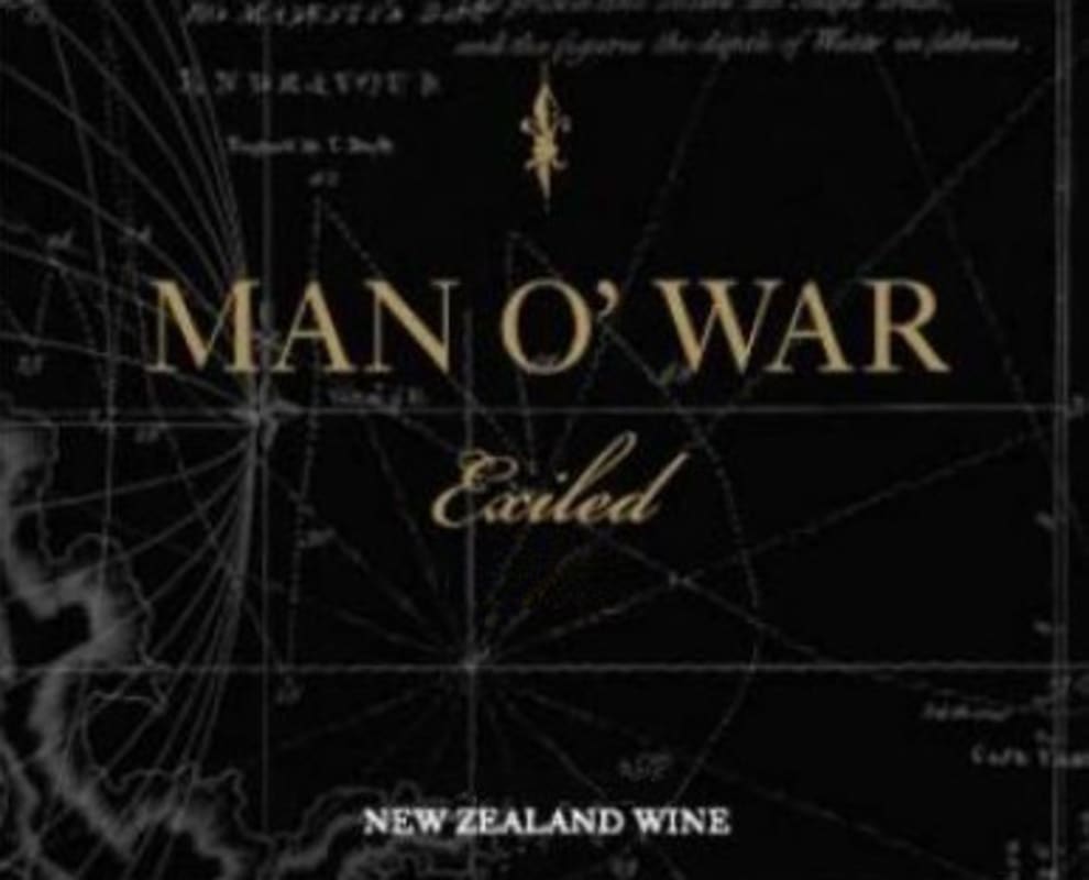 Man O' War Exiled Pinot Gris 2016 Front Label