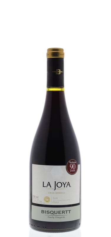 Vina Bisquertt La Joya Gran Reserva Syrah 2012 Front Bottle Shot