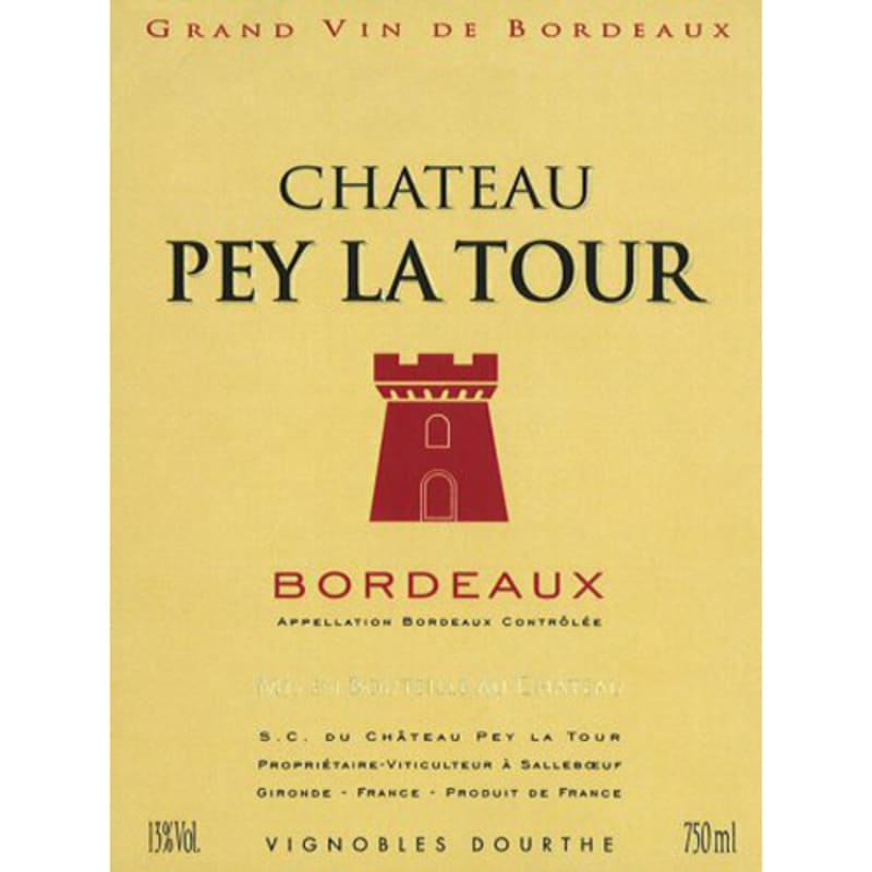 Chateau Pey La Tour 2011 Front Label