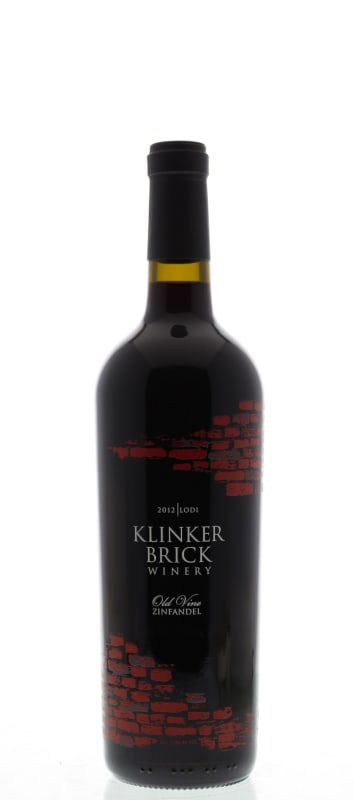 Klinker Brick Old Vine Zinfandel 2012 Front Bottle Shot