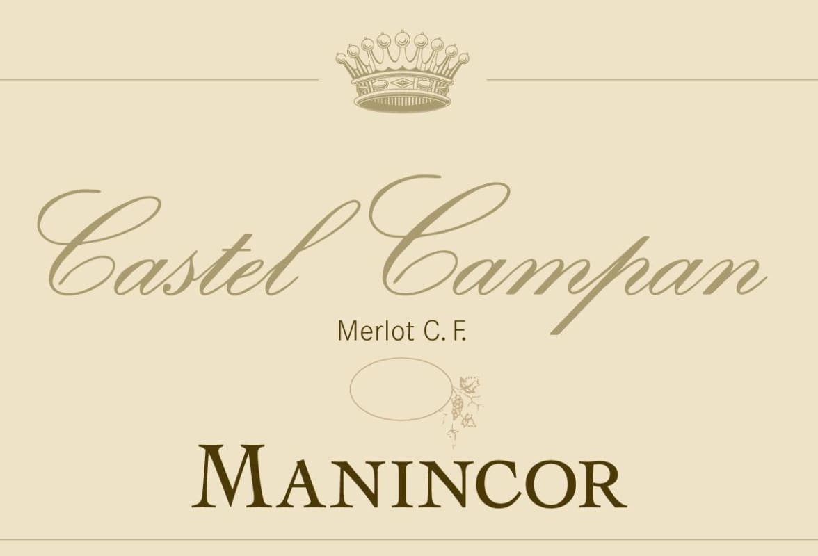Manincor Vigneti delle Dolomiti Castel Campan Merlot C.F. 2013 Front Label